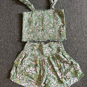 Aerie Green Two-Piece Set